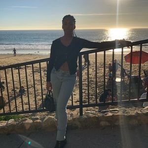 August Silk Cardigan